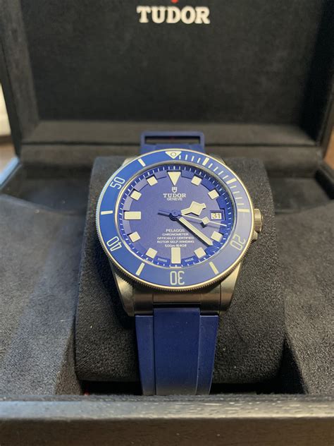 tudor pelagos blue titanium.